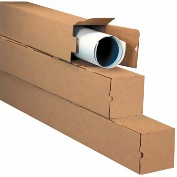 3 x 3 x 48'' Kraft Square Mailing Tubes, 25PK, Bsc Preferred, Mfr#: M3348K
